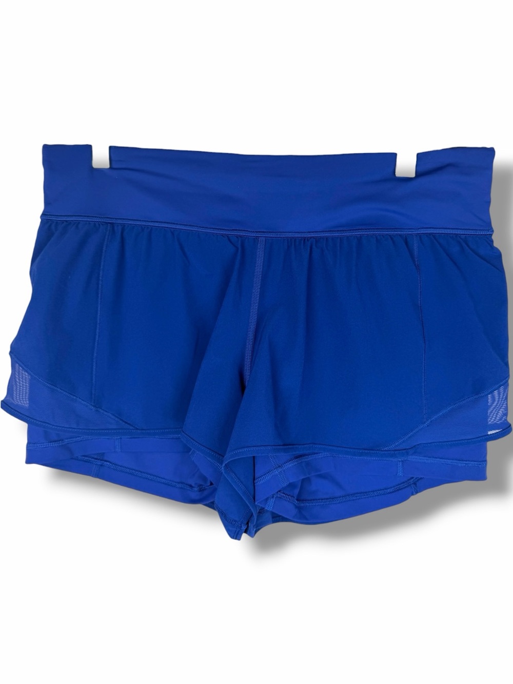 lululemon Hotty Hot Shorts 4” *Naked Lined in Larkspur Blue Purple size 12
